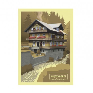 Plakat - Międzygórze mała Szwajcaria